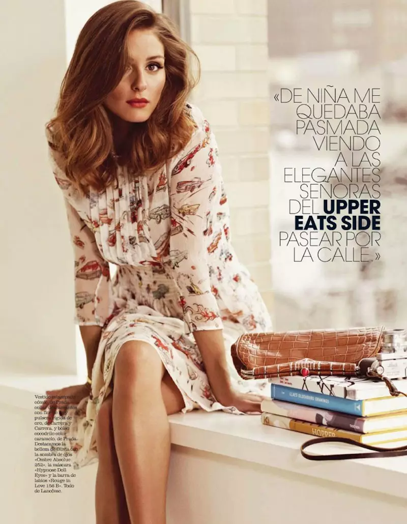 Olivia Palermo do Marie Claire an Spáinn Aibreán 2012