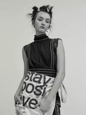 Angela Longton Channels 90s Raver Style for Glamour UK