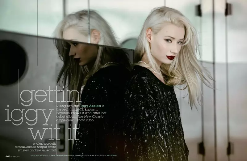 Iggy Azalea Stars in Paper's October 2013 Cover Story by Harper Smith