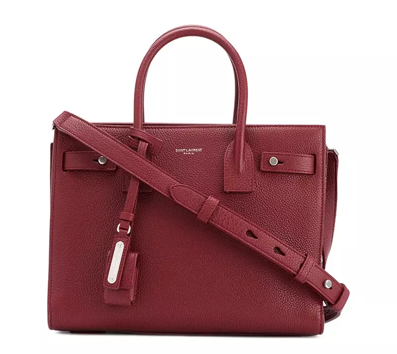 Saint Laurent Small Sac de Jour Souple Bag berwarna Merah $2,790