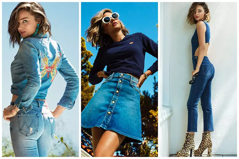 Miranda Kerr x MOTHER Denim collaboration