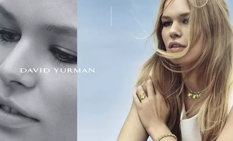 Anna Ewers stjer yn David Yurman's maitiid-simmer 2016 kampanje