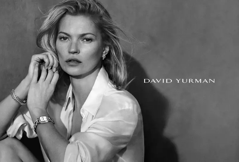 Kate Moss는 David Yurman의 2015년 봄 캠페인에 출연했습니다.