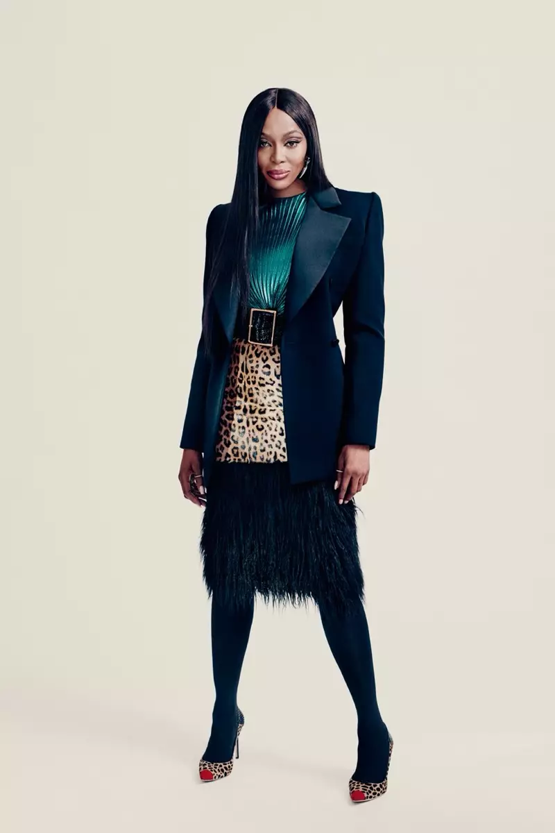 Naomi Campbell Sanye da Kayan Gaban Kaya don i-D