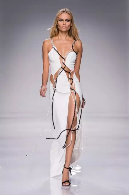 Atelier Versace fè Sporty Glam pou Spring 2016 Couture