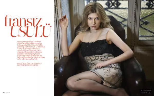 Clemence Poesy από τον Eric Guillemain για τη Vogue Turkey Μάρτιος 2011