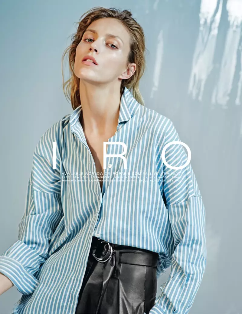 Striped shirting sa IRO's fall 2016 campaign