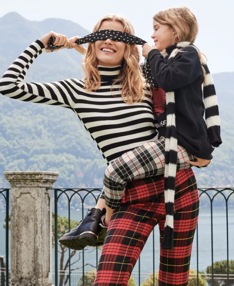 Righe e plaid spiccano per la campagna autunno inverno 2019 di Twinset