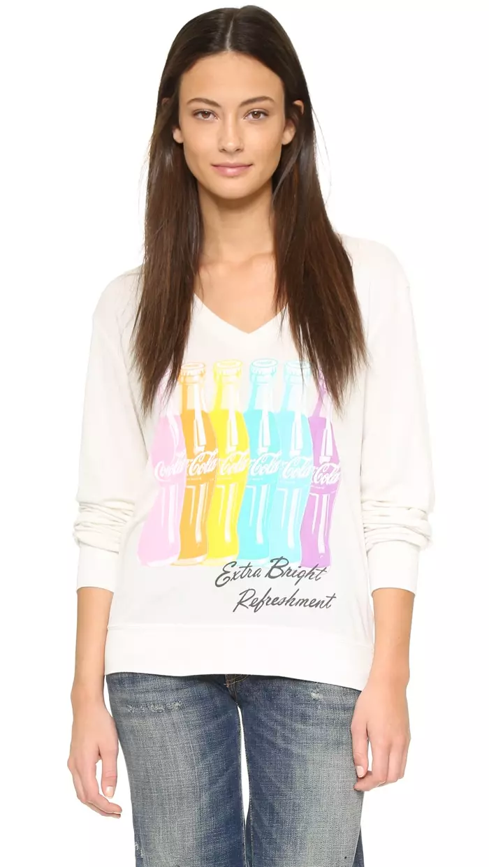 Wildfox x Coca Cola Bright Sweatshirt