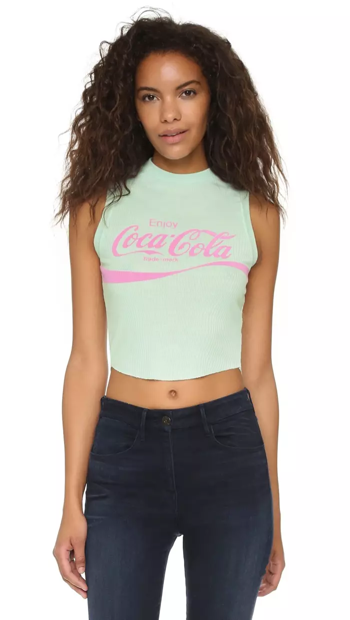 Wildfox x Coca Cola Cropped Tank