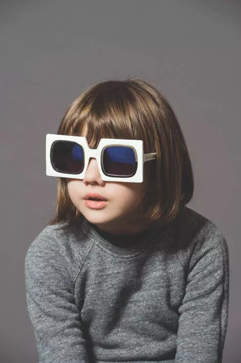 Cute Kids Front Neue Werbekampagne für Karen Walker Eyewear