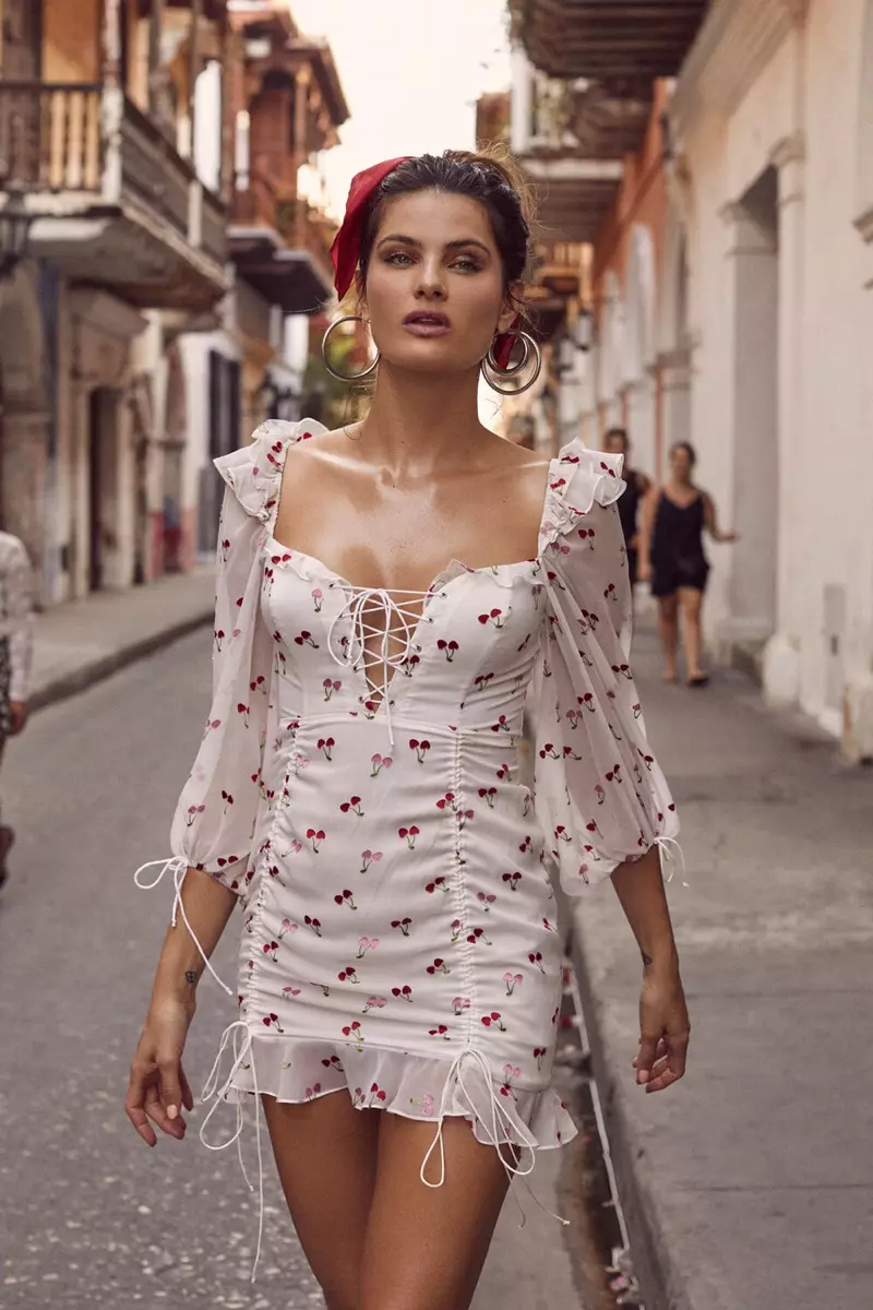 Para sa Love & Lemons gi-tap ang Isabeli Fontana para sa summer 2019 campaign