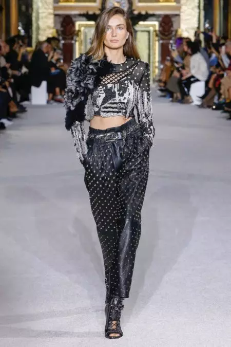 Nagtanyag ang Balmain og Luxe Monochrome alang sa Spring 2018