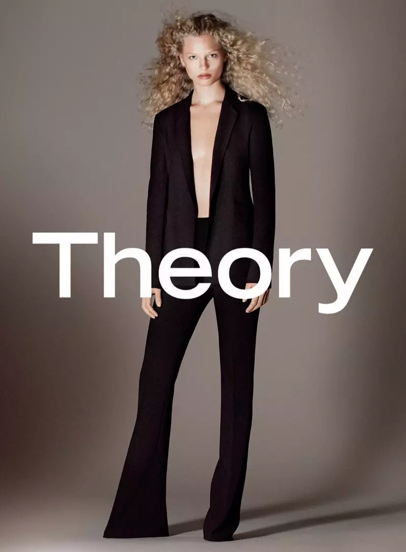 Fredrikke Sofie ist der Star der Herbst-Winter-Kampagne 2016 von Theory