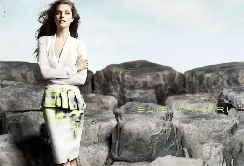 Emily DiDonato Fronts Elie Tahari's Spring 2013 Campaign by Diego Uchitel