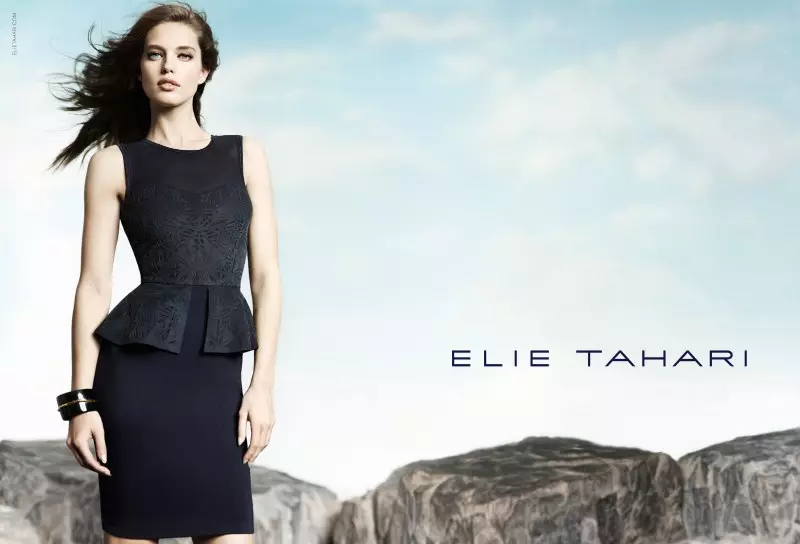 Emily DiDonato פראַנץ Elie Tahari ס פרילינג 2013 קאַמפּיין דורך Diego Uchitel