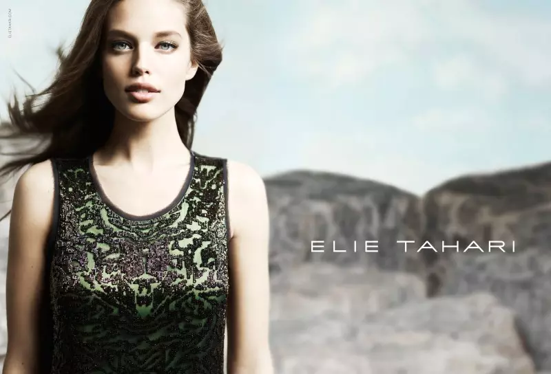 Emily DiDonato Fronts Kampeni ya Elie Tahari ya Spring 2013 na Diego Uchitel