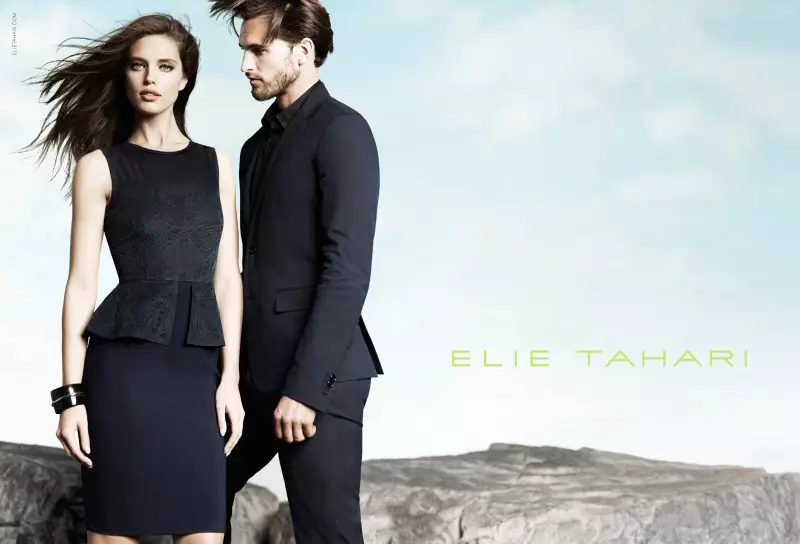 Emily DiDonato פראַנץ Elie Tahari ס פרילינג 2013 קאַמפּיין דורך Diego Uchitel