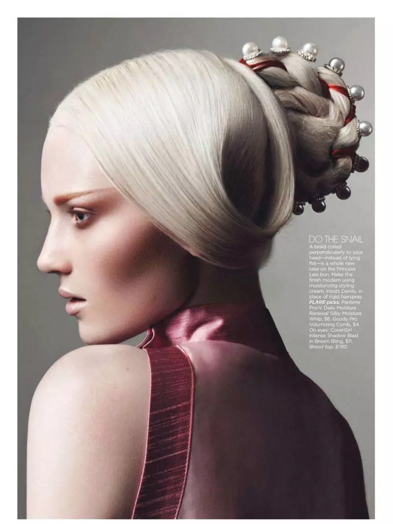 Emily Ruhl en Emily Fox modellen Japansk-ynspirearre skientme foar Flare's March Issue