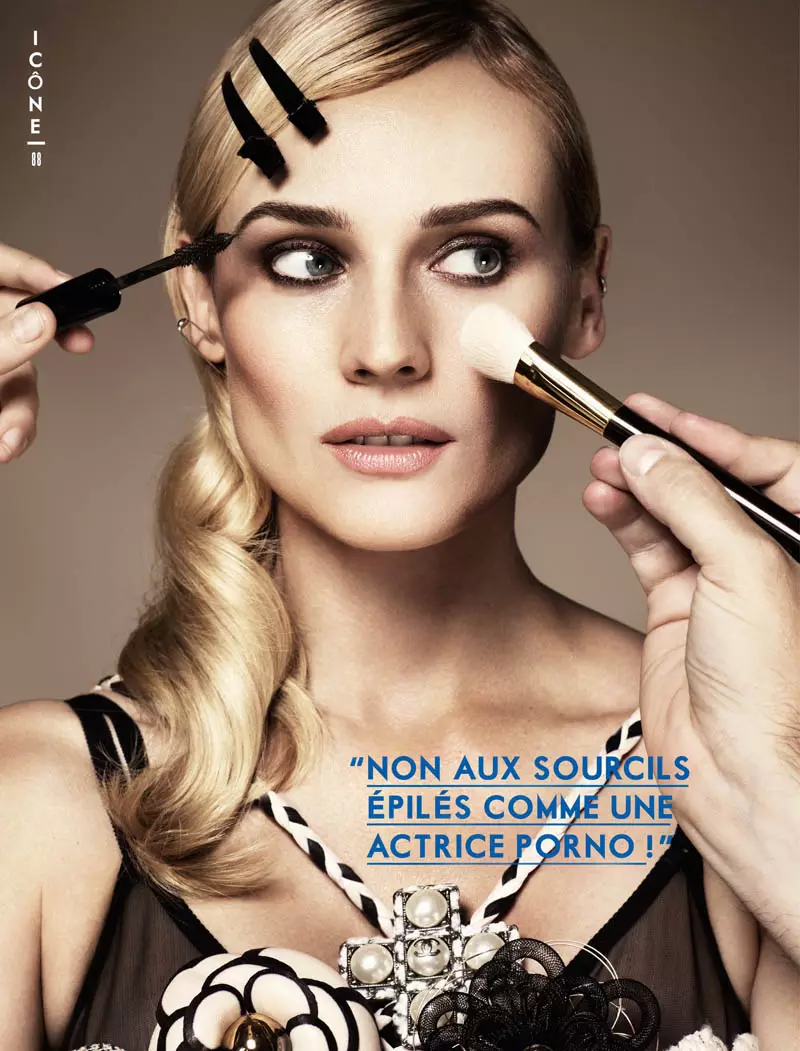 Diane Kruger imponerar i novembernumret av Glamour Paris av Jason Kim