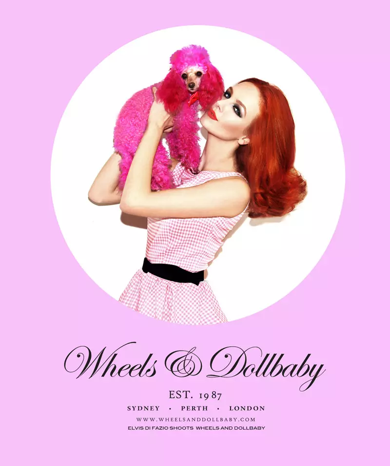 Tiah Eckhardt av Elvis Di Fazio for Wheels & Dollbaby Fall 2010 Campaign