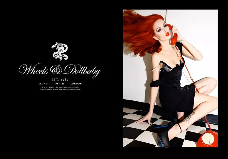 Tiah Eckhardt av Elvis Di Fazio för Wheels & Dollbaby Fall 2010 Campaign