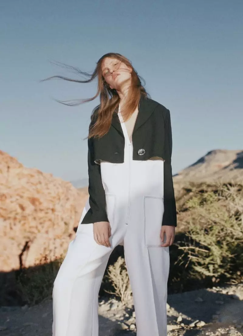 Victoria Anderson Models Chic Desert Styles for Marie Claire Australia