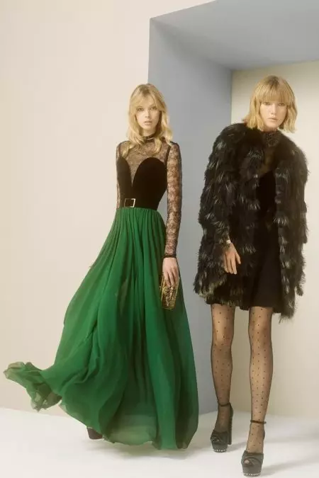 Elie Saab ຮັບເອົາ 80's ສໍາລັບກ່ອນລະດູໃບໄມ້ຫຼົ່ນ 2017