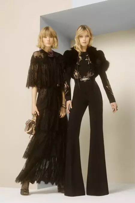 Elie Saab omearmet de jierren '80 foar Pre-Fall 2017