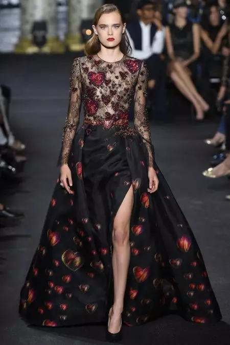 Elie Saab o tlisa New York Skyline ho Fall Haute Couture