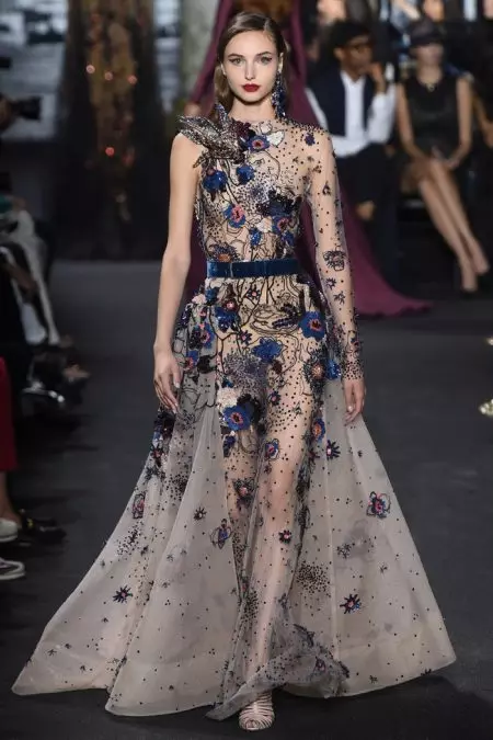 Elie Saab wprowadza panoramę Nowego Jorku do upadku Haute Couture