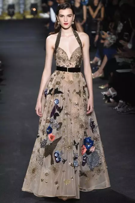 U-Elie Saab Uletha i-New York Skyline ukuze i-Fall Haute Couture