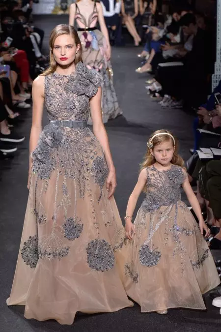 Elie Saab Mu New York Skyline wa si Fall Haute Couture