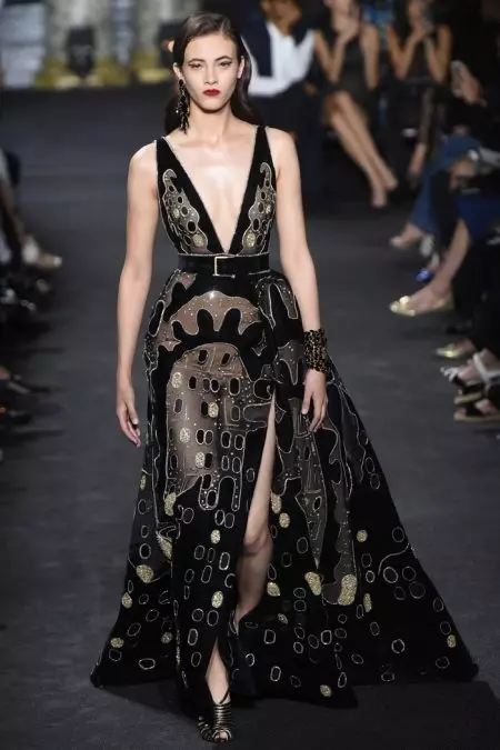 Elie Saab prináša panorámu New Yorku na jeseň Haute Couture