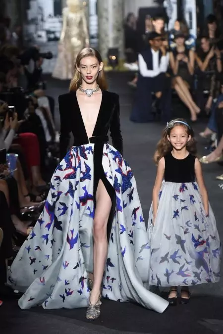 Elie Saab wprowadza panoramę Nowego Jorku do upadku Haute Couture