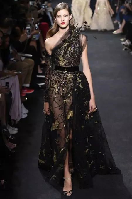 Elie Saab Aumai le Skyline o Niu Ioka i Fall Haute Couture