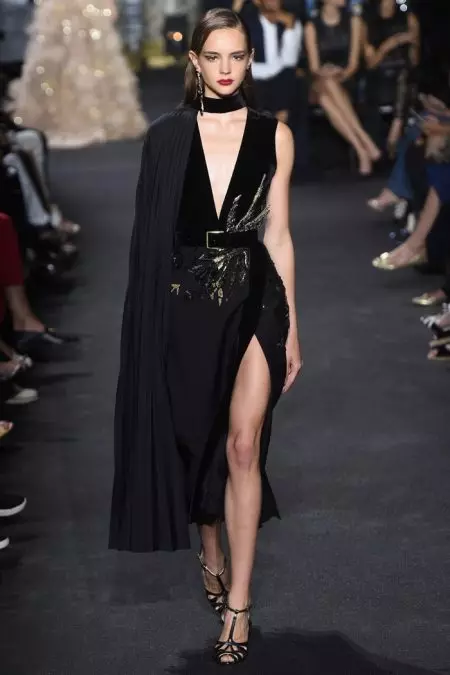 Elie Saab wetara New York Skyline ka ọ daa Haute Couture