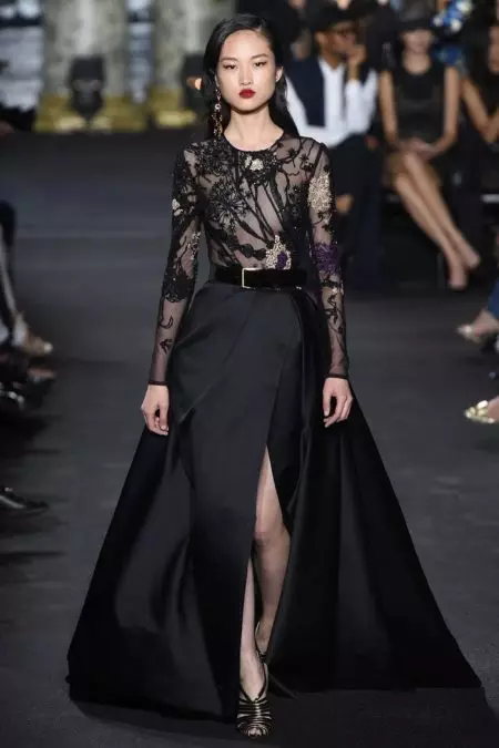 Elie Saab wprowadza panoramę Nowego Jorku do upadku Haute Couture