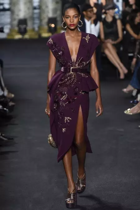 Elie Saab trae el horizonte de Nueva York a la alta costura de otoño