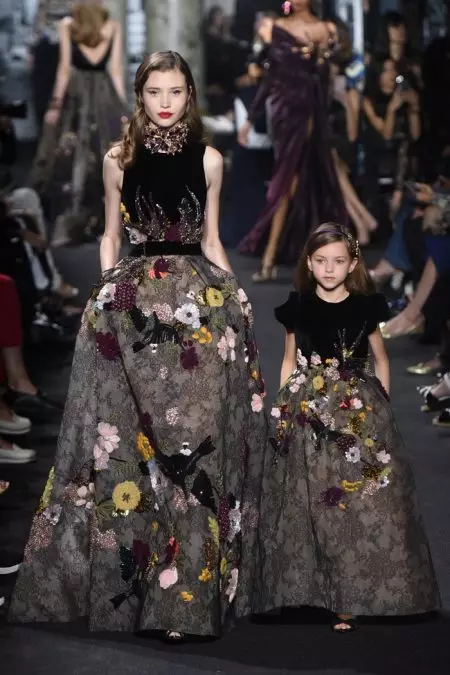 Elie Saab Mu New York Skyline wa si Fall Haute Couture