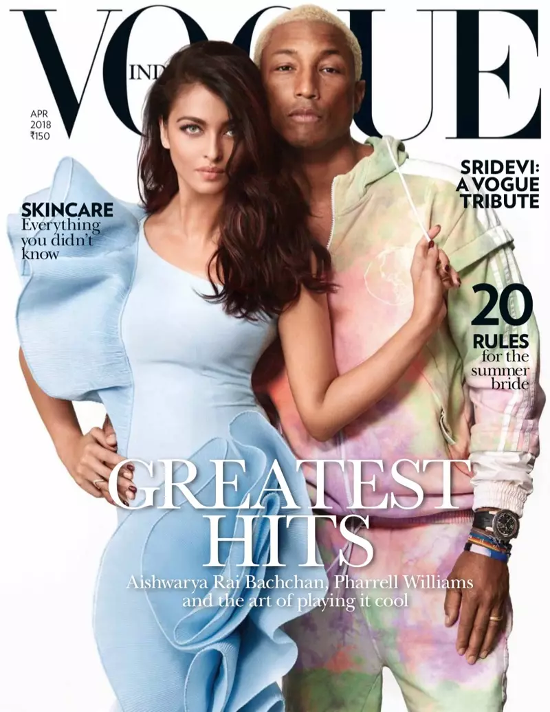 Aishwarya Rai | Pharrell Williams | Vogue India | 2018 | Cover Photoshoot