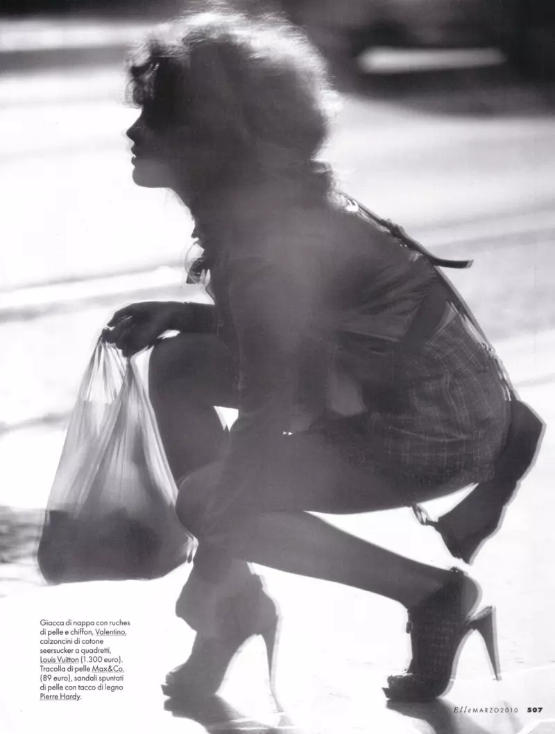 Olga Maliouk by Carlotta Manaigo | Elle Italia March 2010