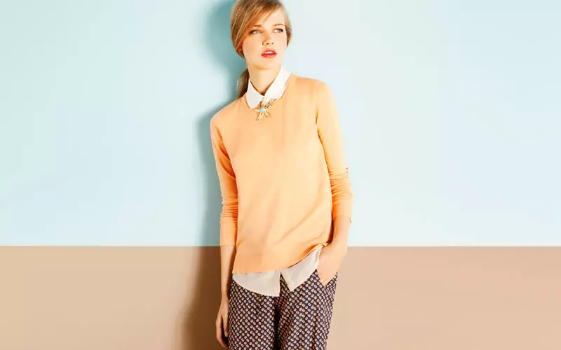 Anabel Van Toledo fun Massimo Dutti Oṣù 2012 Lookbook