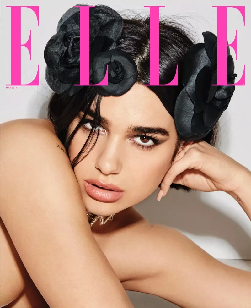 Sebini Dua Lipa ho ELLE US May 2019 Cover