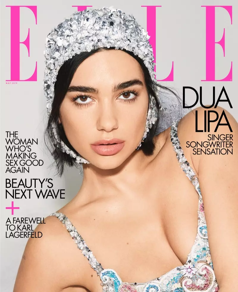 Dua Lipa ELLE US Май 2019 Капка