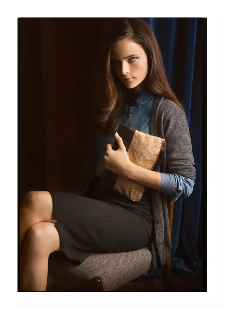 Anna de Rijk für Massimo Dutti Dezember 2011 Lookbook