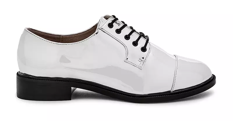 Raye x House of Harlow 1960 Kane Oxford in Silver $158