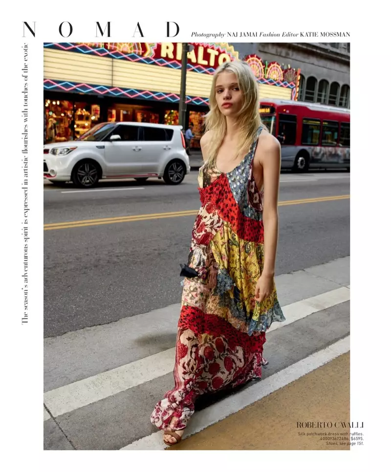 Roberto Cavalli Long Silk Patchwork Dress $6 595