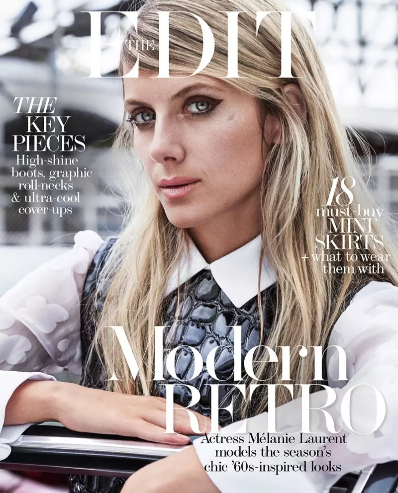 Melanie Laurent på The Edit 15 oktober 2015 omslag