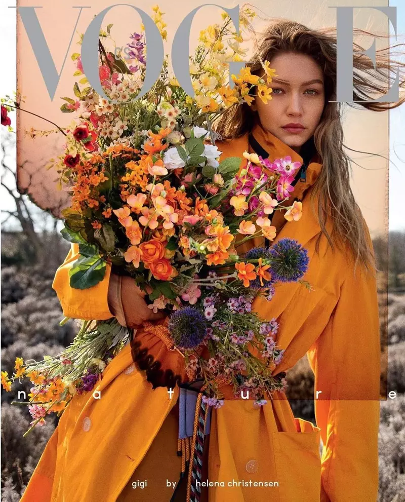 La supermodelo Gigi Hadid en la portada de Vogue Checoslovaquia de mayo de 2019